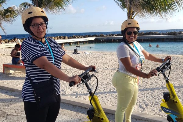 Trikke Bike Beach Tour Curaçao